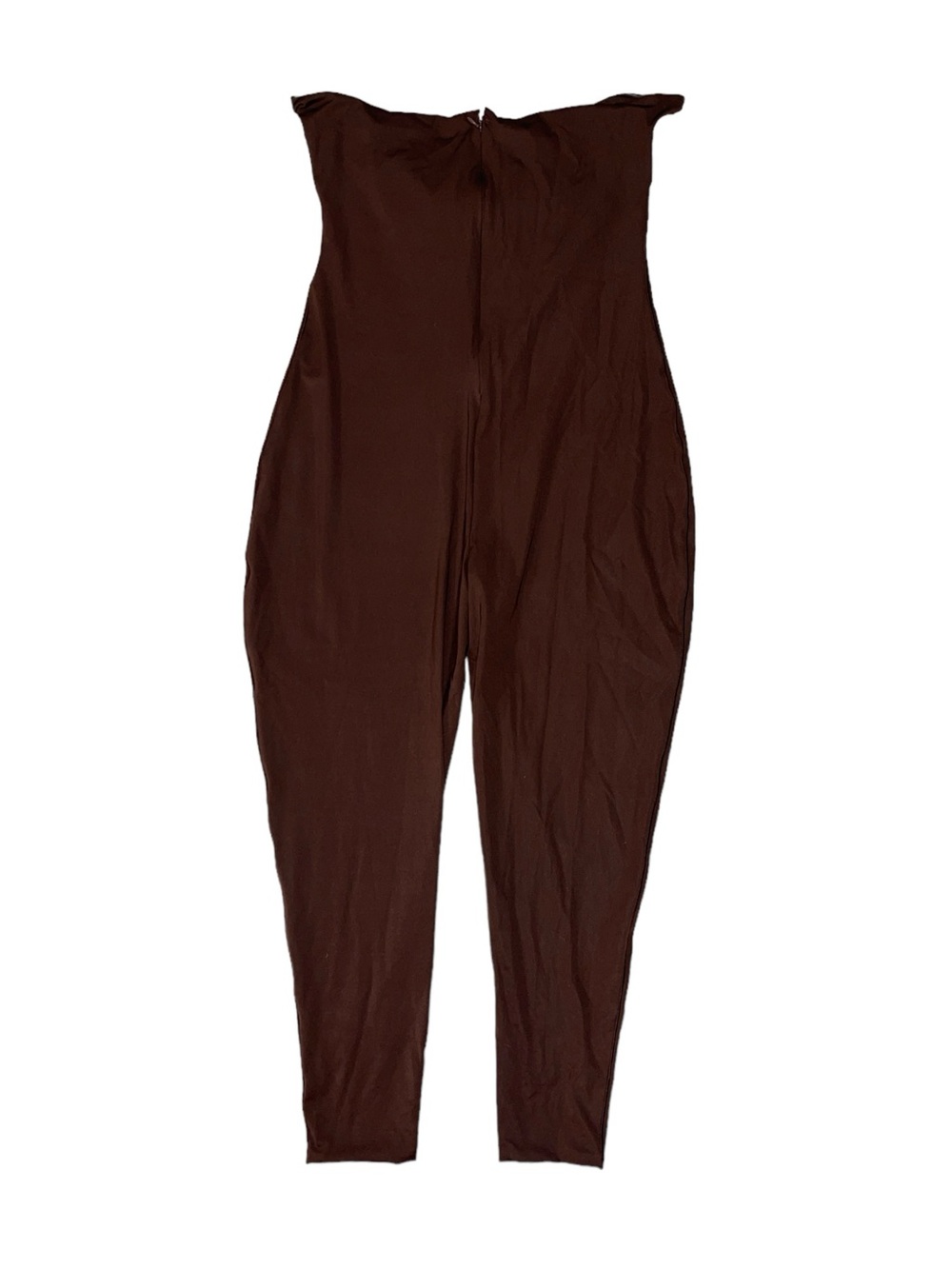 SKIMS All-In-One Strapless Jumpsuit 4X Umber Brown Shapewear Catsuit - Picture 2 of 7